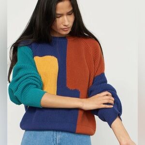 Mara Hoffman Avery Sweater, Colorblock